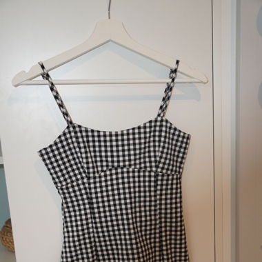 Karriertes Kleid