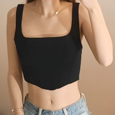 Crop top noir 🖤