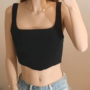 Crop top noir 🖤