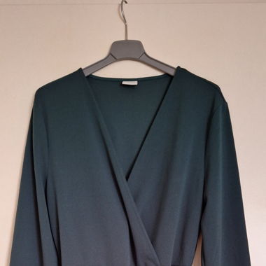 Robe courte vert bouteille