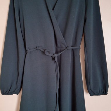 Kurzes Kleid Flaschengrün