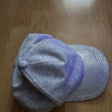 Casquette fille grise