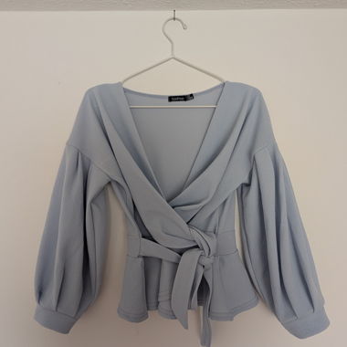 Boohoo Wrap Top