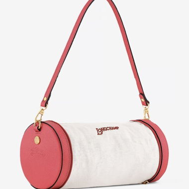 LONGCHAMP Borsa a tracolla in tela e pelle