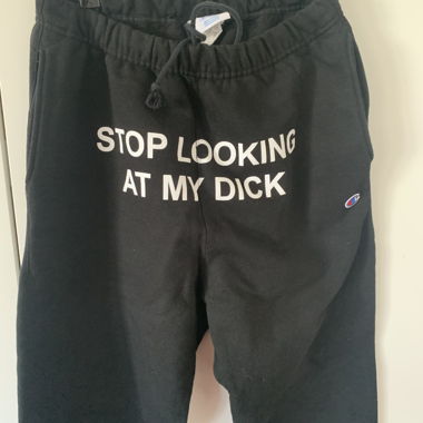 Stop looking jogging pants
