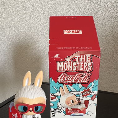 Pop Mart labubu the monster coca cola 