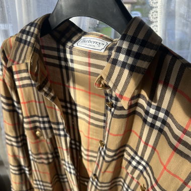Camicia Burberry vintage a maniche lunghe