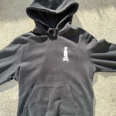 Black stussy hoodie
