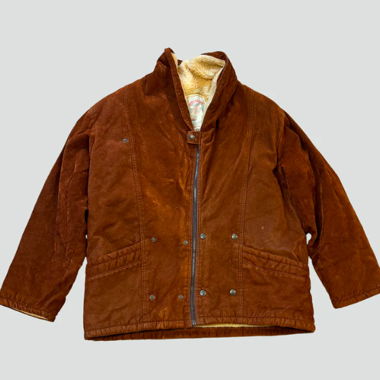 Vintage leather like jacket winter