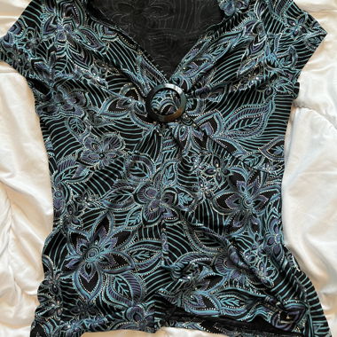 T-Shirt mit Ornamentmuster