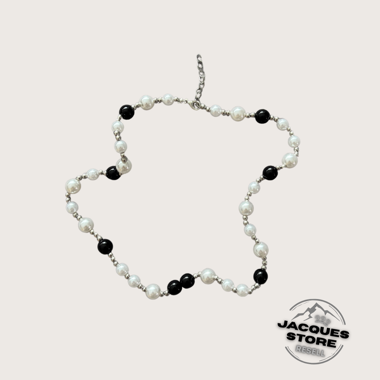Black n' white Pearl Chain