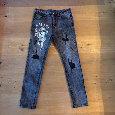 Slim Amiri Gris et Noir