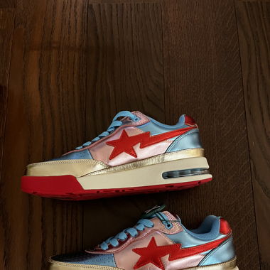 bape metalic sneaker