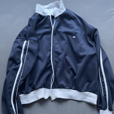 Veste de survêtement bleu marine/blanc