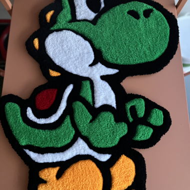 Handgefertigter Yoshi-Teppich