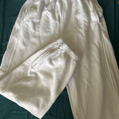 White Tracksuit Pants