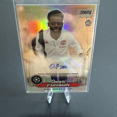 Carta autografata Omari Forson rc