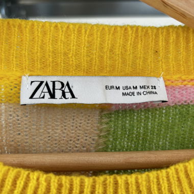 Farbiger Zara Pulli