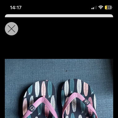 Flip Flops mit Surfbrett 