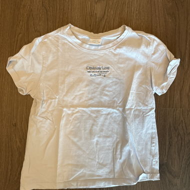 T-shirt blanc enfant 9-10 ans 