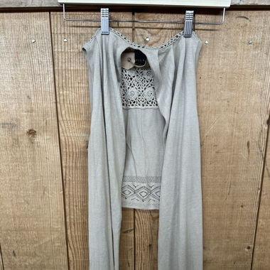Gilet beige 