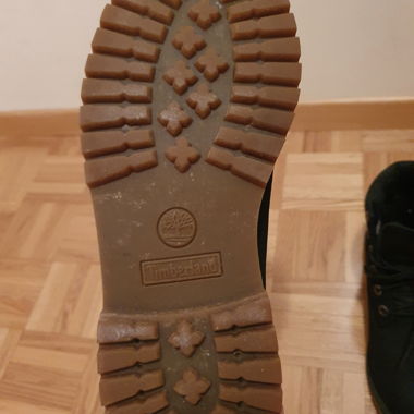Black Timberland Leather Boots