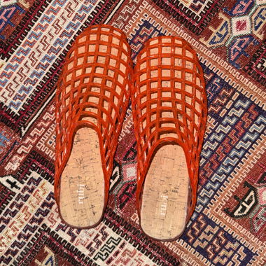 Mules Jelly Cotton On rouges