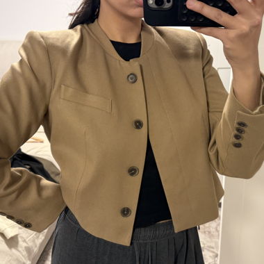Giacca corta ZARA beige