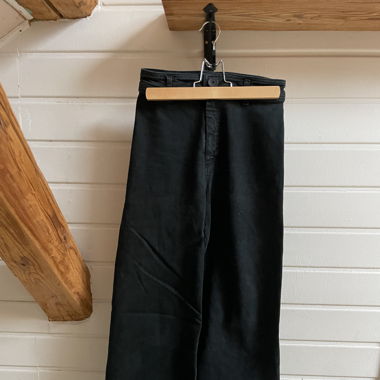 schwarze straight Jeans