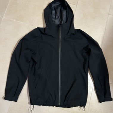 Giacca Kway Uniqlo nera