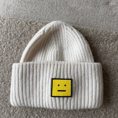 Acne Studios Wollmütze mit Face-Patch