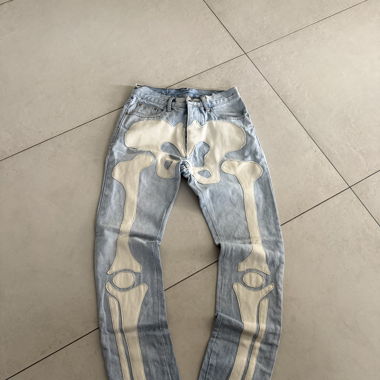 mnml skeleton jeans