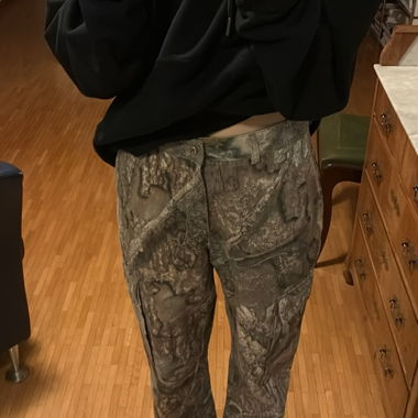 Grey Camouflage Cargo Pants