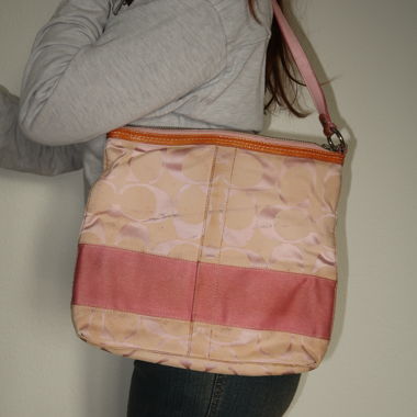 Borsa Coach vintage rosa