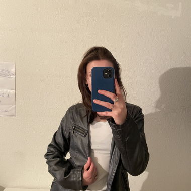 Fake leather jacket