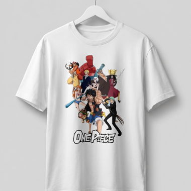 One Piece Bershka T-Shirt white