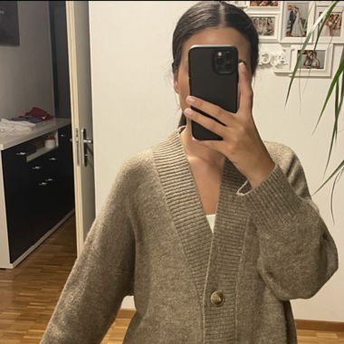 Gilet en laine fait main, taille XS Mango