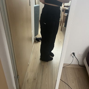 Nike black track pants