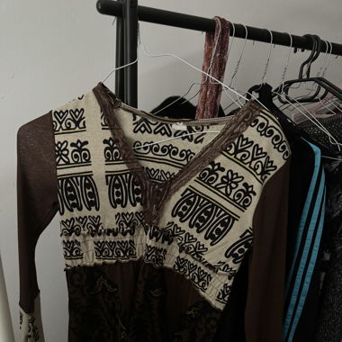 mesh longsleeve boho style