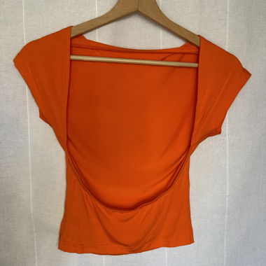Top dos nu orange 