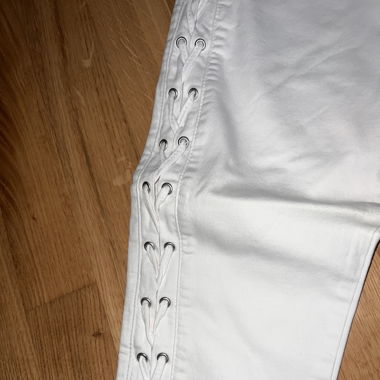 weisse Jeans Hose