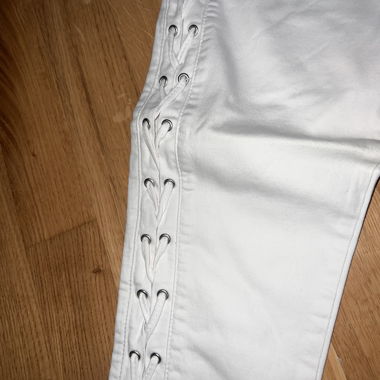 weisse Jeans Hose
