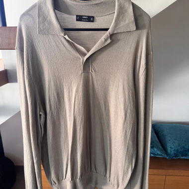 Polo en laine merinos Mango
