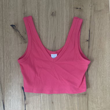 Pinkes Ribbed Tank Top