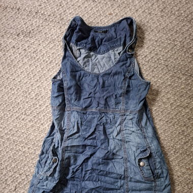 Robe effet denim