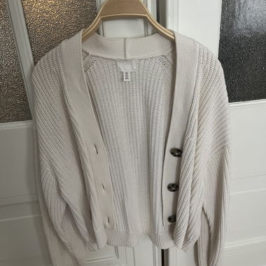 White gilet H&M S