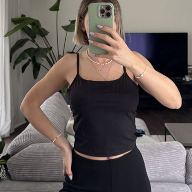 Haut de sport noir, taille S