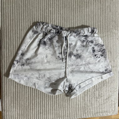 Marmorierte Shorts ohne Taschen