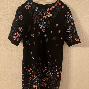 Robe à motif fleurs 