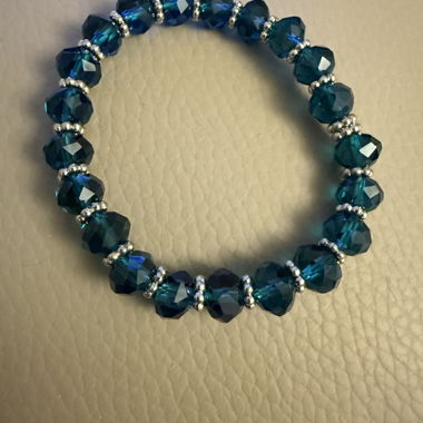 Bracciale di perline blu